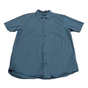 Roark Artifacts Adventure Mens Classic Fit Short Sleeve Button Down Shirt Large